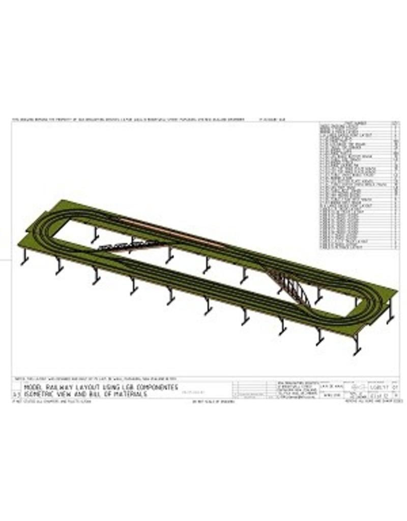 MBT 20.07.014 LGB Spoortafel (45 mm spoor)
