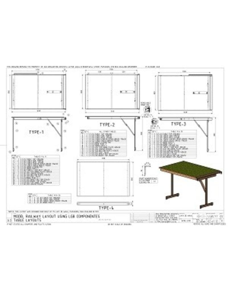 MBT 20.07.014 LGB Spoortafel (45 mm spoor)