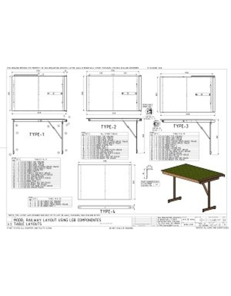 NVM 20.07.014 LGB Spoortafel (45 mm spoor)