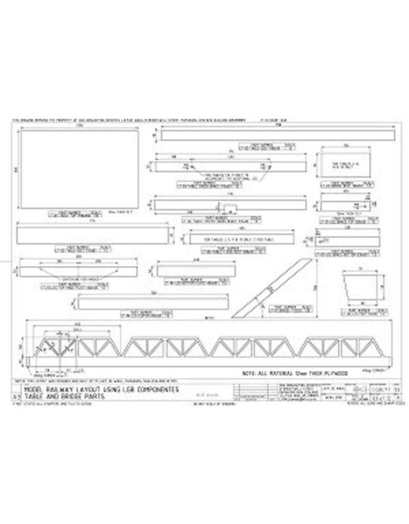 MBT 20.07.014 LGB Track Table (45 mm gauge)