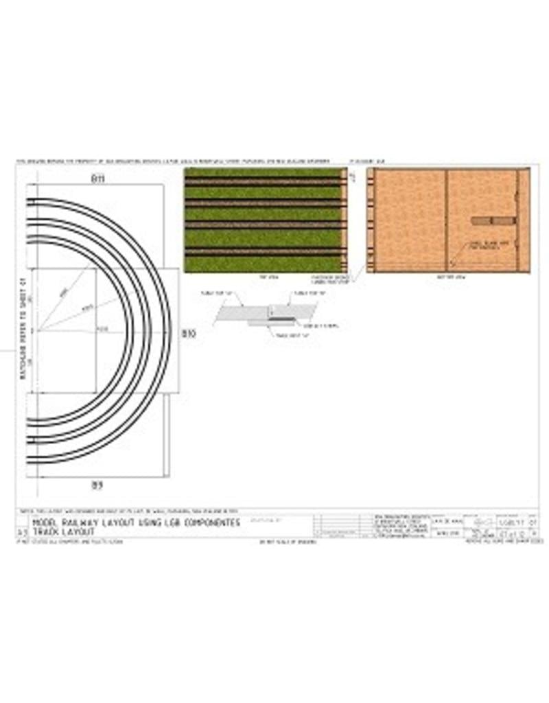 MBT 20.07.014 LGB Spoortafel (45 mm spoor)