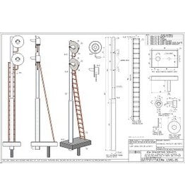 MBT 20.07.015/A Formsignale und Tageslichtsignale NS, System 1952; freistehendes Tageslichtsignal für LGB
