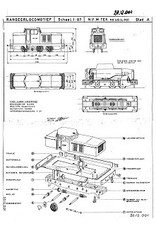 NVM 20.12.001 industrie-rangeerlocomotief; freelance model voor spoor H0