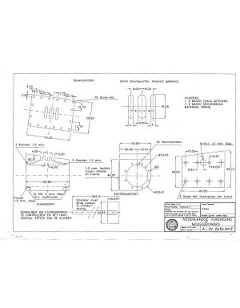 NVM 20.20.005 Crampton locomotief; voor 5"-spoor (127 mm)