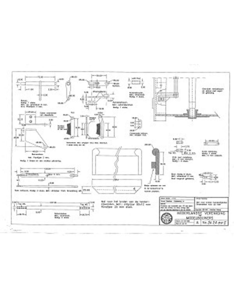 MBT 20.20.005 Crampton locomotief; voor 5"-spoor (127 mm)