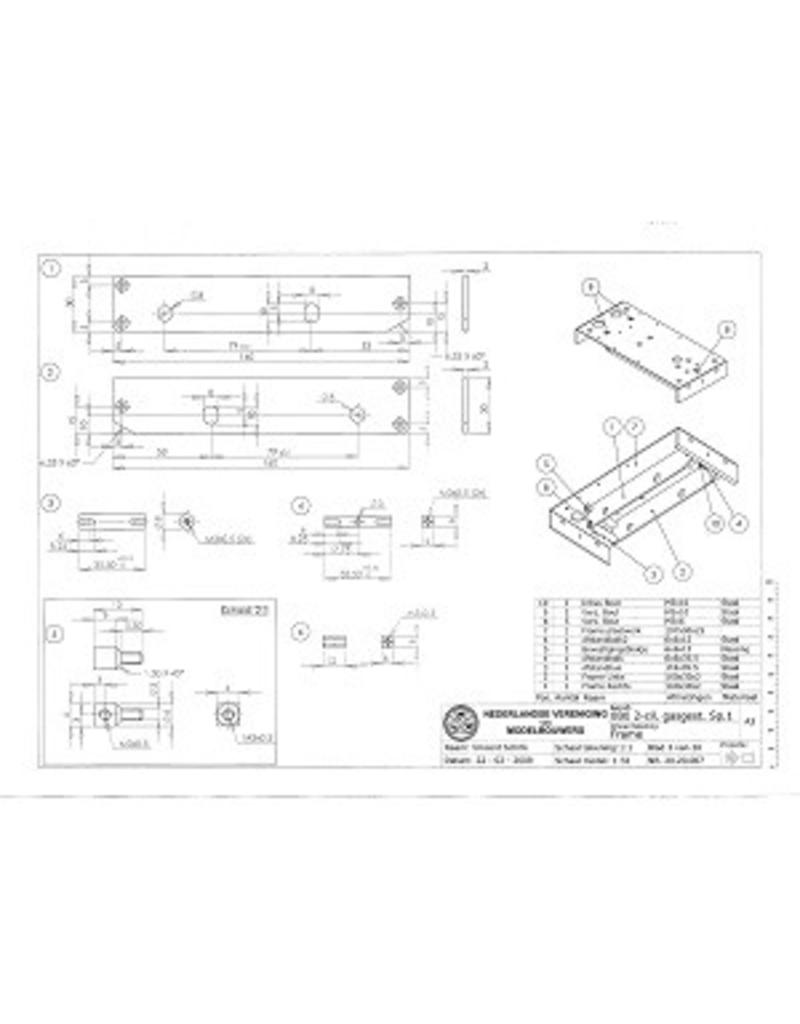 MBT 20.20.007 0-B-0 2 cylinder gas-fired locomotive for Gauge 1