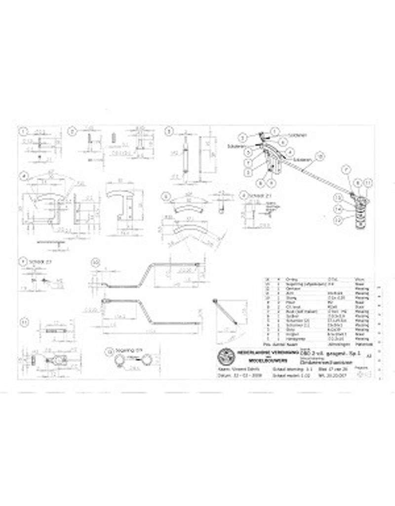 NVM 20.20.007 0-B-0 2 cilinder gasgestookte locomotief voor spoor 1