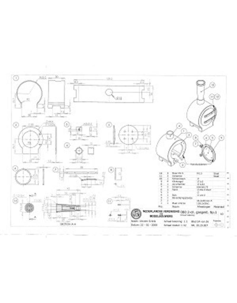 MBT 20.20.007 0-B-0 2-Zylinder gasbefeuerte Lokomotive für Spur 1