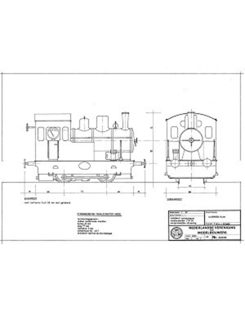 NVM 20.20.008 Hanomag normalspurige Straßenbahn Lokomotive LTM 30; in Originalversion