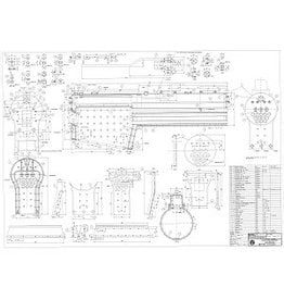 MBT 20.20.011 Locomotiefketel voor BR38 / P6 van koper, voor spoor 5"