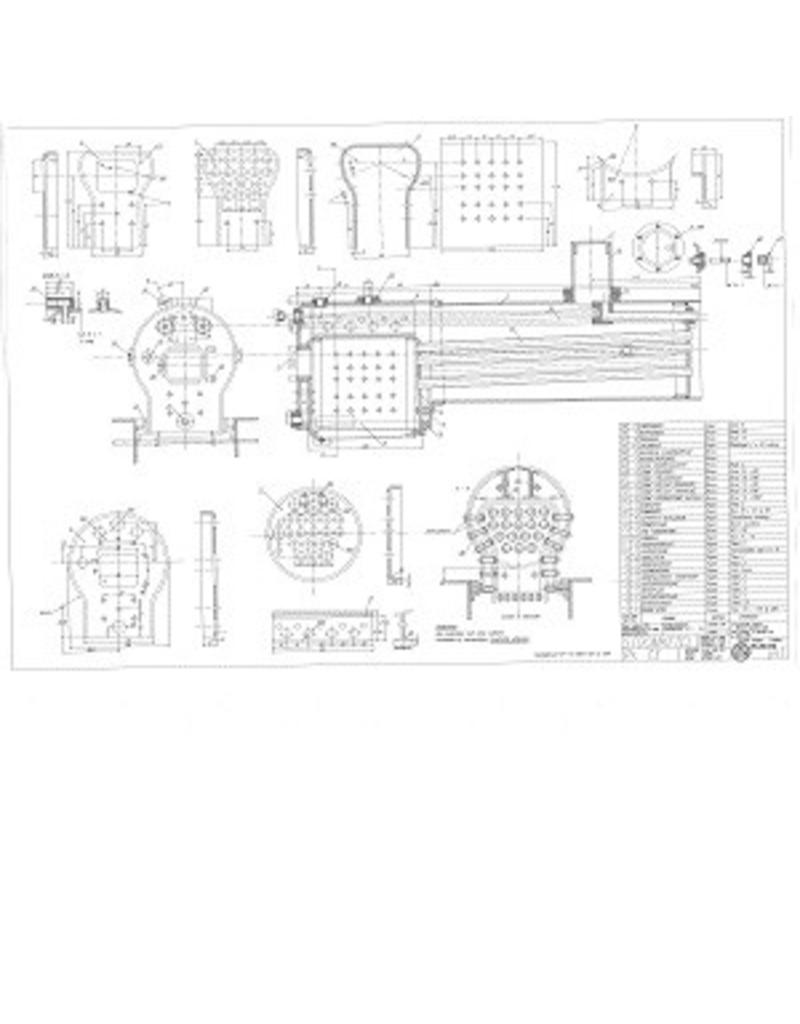 NVM 20.20.014 Locomotiefketel voor T3 "Badenia" van koper, voor spoor 5"