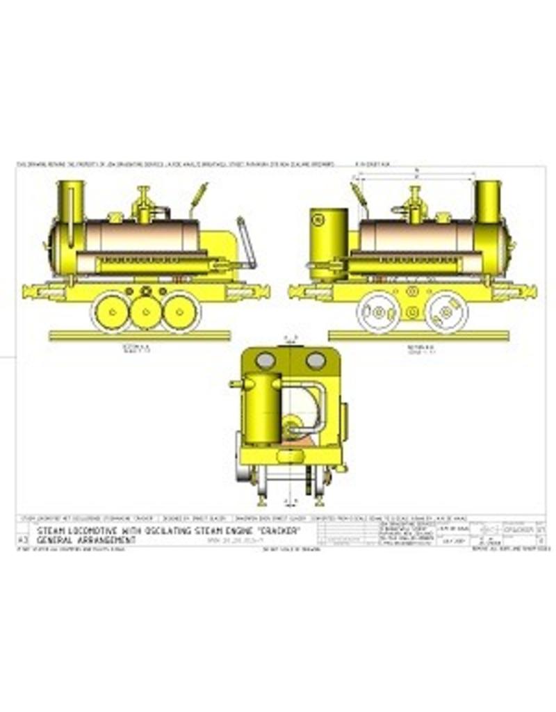 NVM 20.20.015 / A "Cracker" B Lokomotive für Spur 1