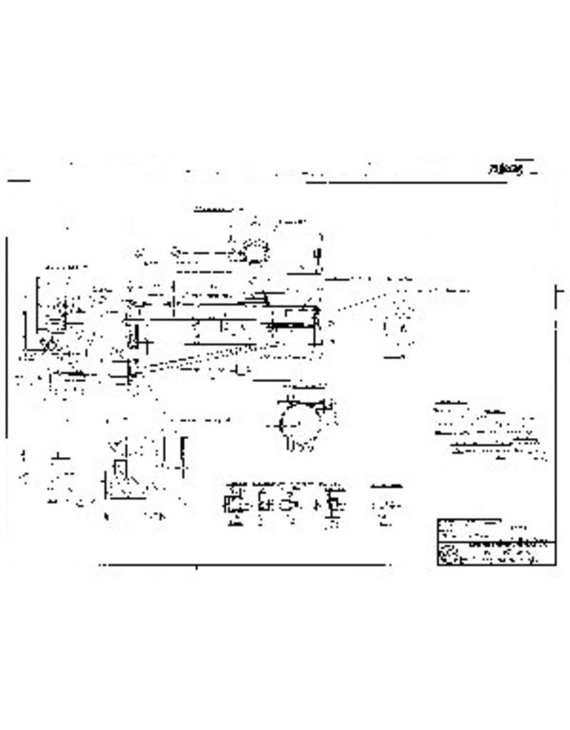MBT 20.20.019 Tenderlocomotief serie NS 8507 - ex SS 227; voor spoor 2 (58 mm)