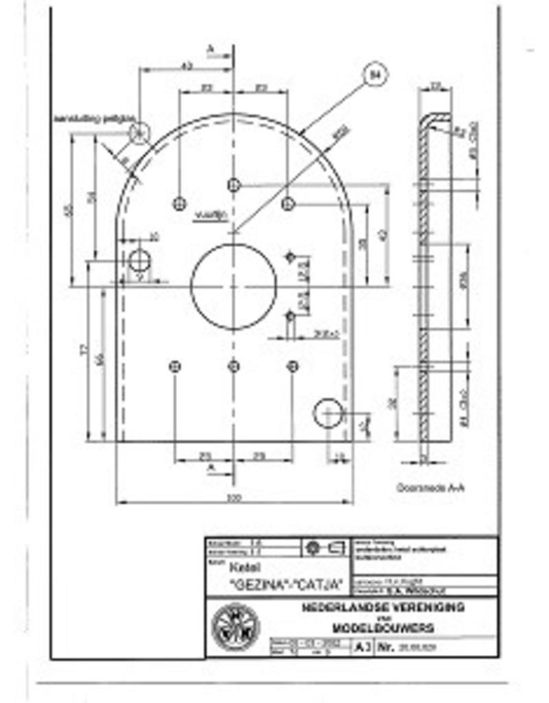 MBT 20.20.020 Schmalspurlokomotive Gea, nach der Gezina und Catja; für Spur 3,5" (89 mm)