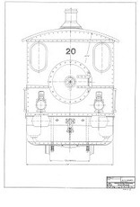 NVM 20.20.022 WSM Zug Dampflokomotive 15-20; Track für 7,25 "(184 mm)