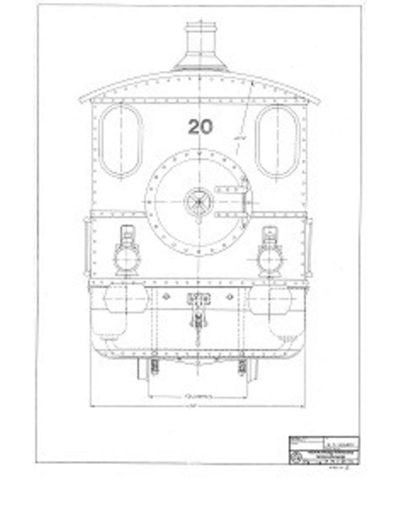 MBT 20.20.022 WSM steam tram locomotive 15 - 20; for track 7.25" (184 mm)