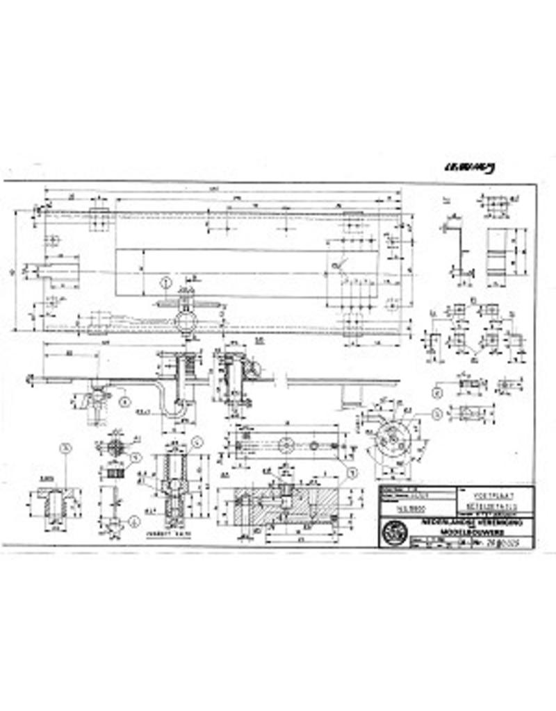 MBT 20.20.029 stoomlocomotief NS 8800 - ("Saddletank"); voor spoor 1 (45 mm)