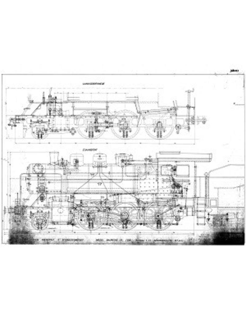 NVM 20.20.033 1-C-Dampflokomotive Baureihe 24 (DB) - ("Steppenpferd '); für Track 5 "(127 mm)