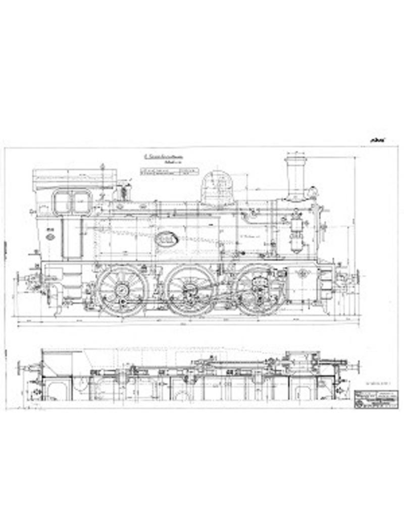 MBT 20.20.035 C- Tenderlokomotive NS Serie 8500 (SS 221); für Spur 5" (127 mm)