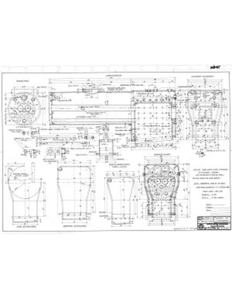 NVM 20.20.035 C- tenderlocomotief NS serie 8500 (SS 221); voor spoor 5" (127 mm)