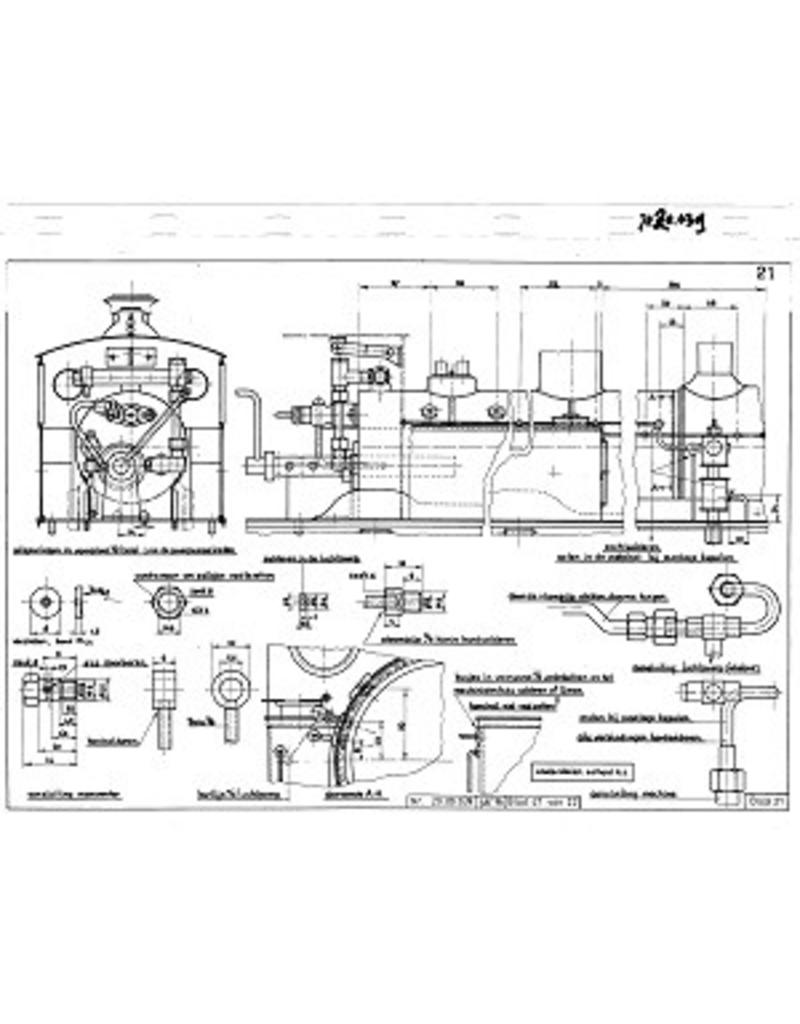 NVM 20.20.039 2-B-1 Tenderlokomotive NS 5500 - ("Cup und Esel"); für Spur 2 (58 mm)