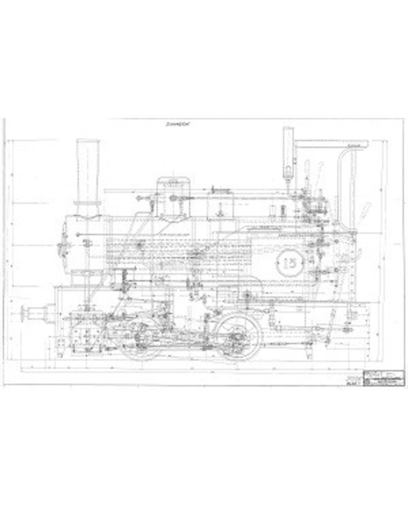 MBT 20.20.040 Schmalspur B Lokomotive "Nr.15"; für Spur 7,25" (189 mm)