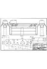 MBT 20.25.002 braked passenger carriage for 3.5" (89 mm) track