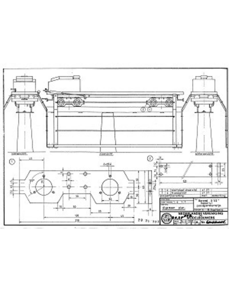 MBT 20.25.002 beremd passagierskarretje voor spoor 3,5" (89 mm)