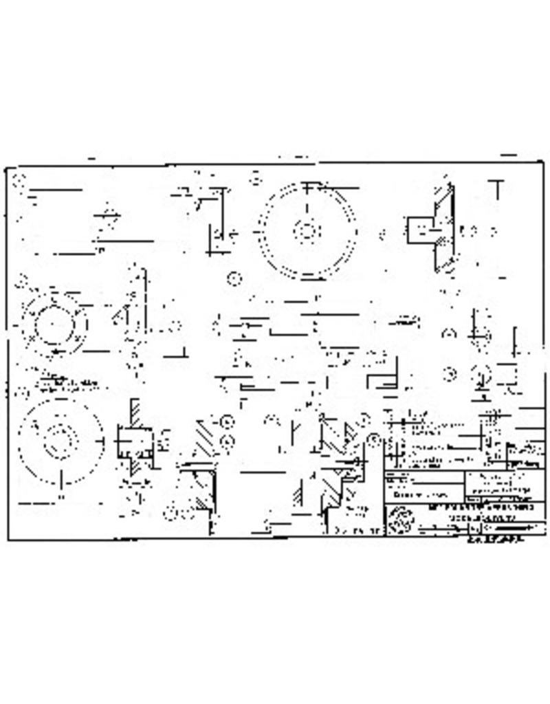 MBT 20.25.002 beremd passagierskarretje voor spoor 3,5" (89 mm)