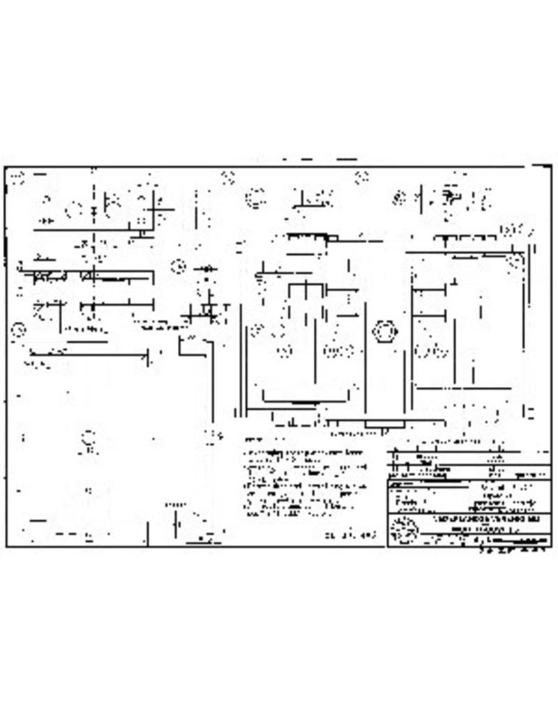 MBT 20.25.002 beremd passagierskarretje voor spoor 3,5" (89 mm)