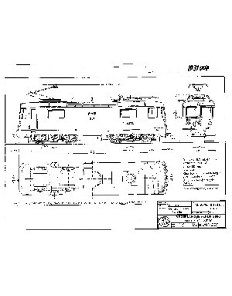 NVM 20.31.007 E-loc Ge 4/4 611-620, 621-633 Rhaetische Bahn voor spoor H0