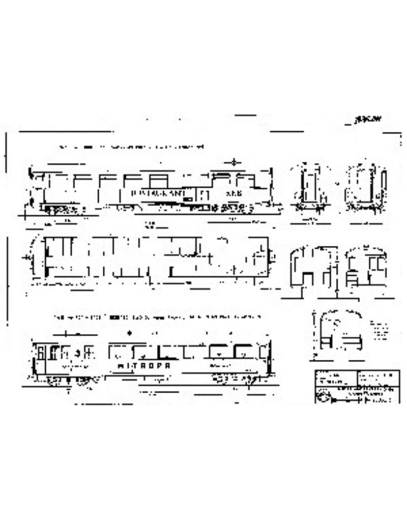 MBT 20.35.011 dining car WR 3810-11 Rhaetian Railway
