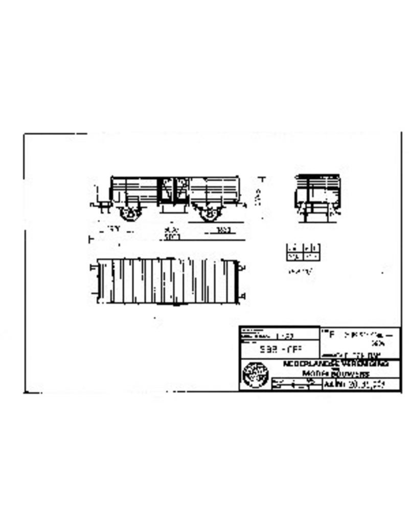 MBT 20.36.003 open wagon E 2185.501 5000-5685 SBB-CFF for H0 gauge