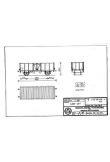 NVM 20.36.004 open goederenwagen E 2185.500 0000-0407 SBB-CFF voor spoor H0