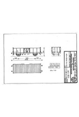 NVM 20.36.008 flatcar Es 2185,519 5050 bis 5249 SBB-CFF für Spur H0