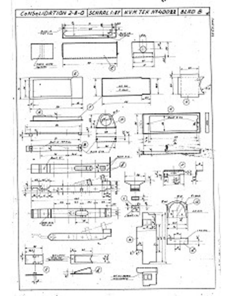 MBT 20.50.001 2-8-0 locomotive "Consolidation" for H0 gauge
