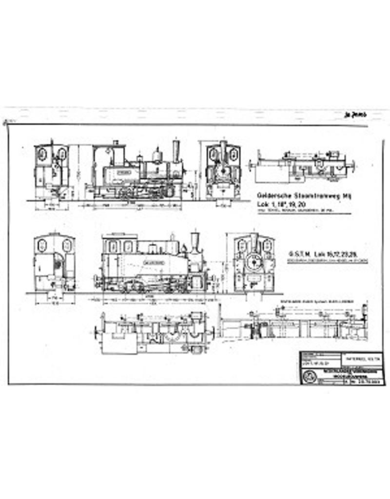 MBT 20.70.003 GSM tramweglocomotief 1, 18", 19, 20; GSTM tramwegloc 16,17,23,26