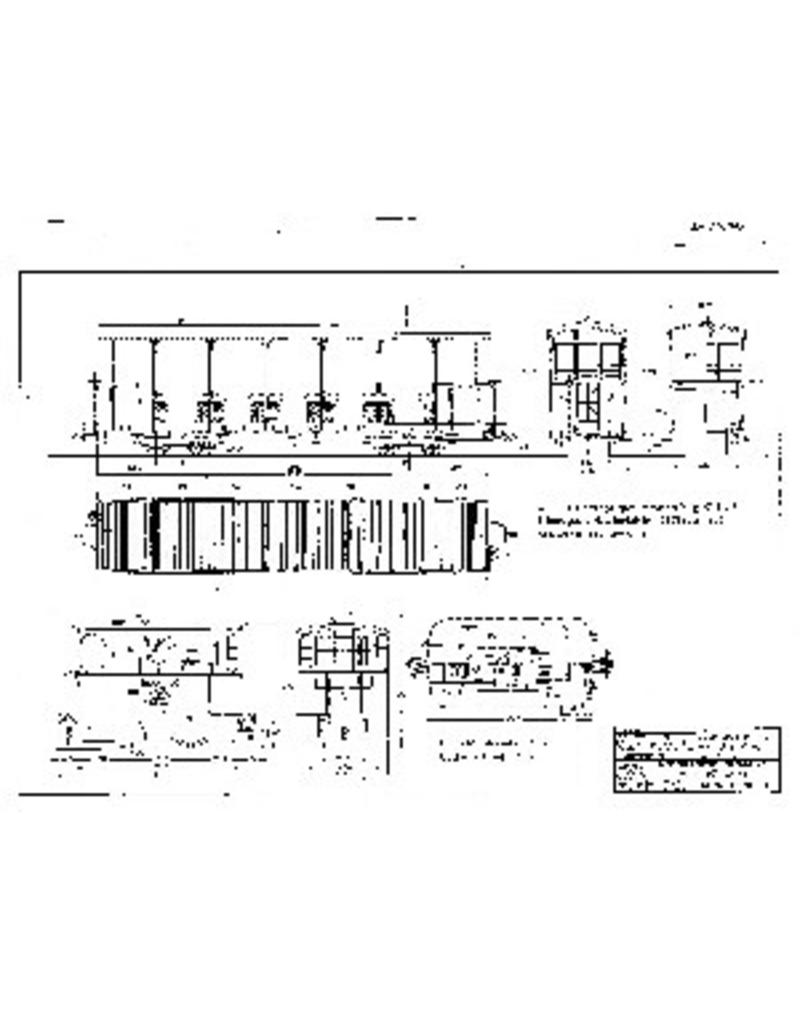 MBT 20.70.009 GOSM steam locomotive 1-5 (1885)(backer & Rueb); open carriage AB 11,13 (1903/06)