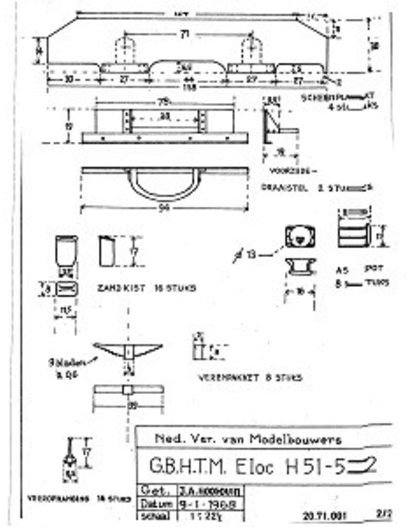 MBT 20.71.001 E-Lokomotive HTM H51-52