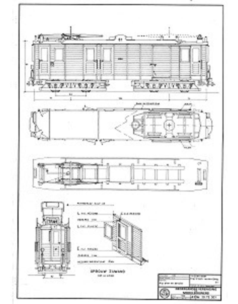 MBT 20.73.001 Triebwagen NBM 61(ex "Benzo" OSM) für Spur 0