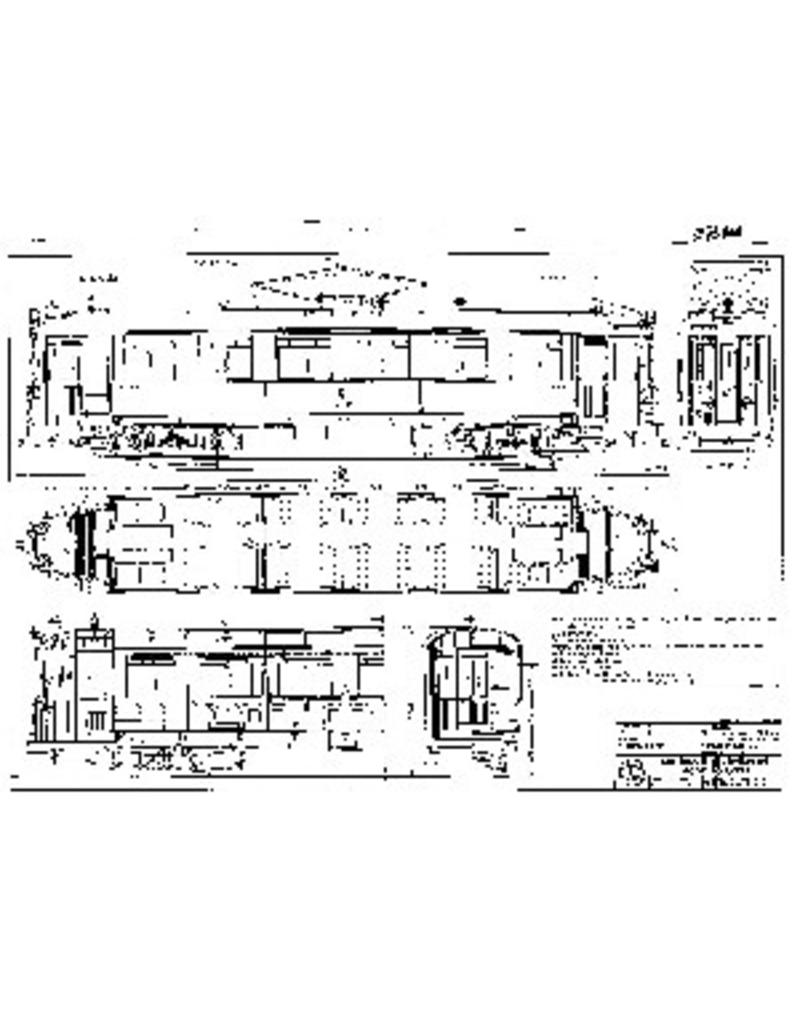 MBT 20.73.010 motorrijtuig NZHVM A251-258 A260-263 - ("Luxe Beynes", "Pannebrood"); met volgrijtuig B251