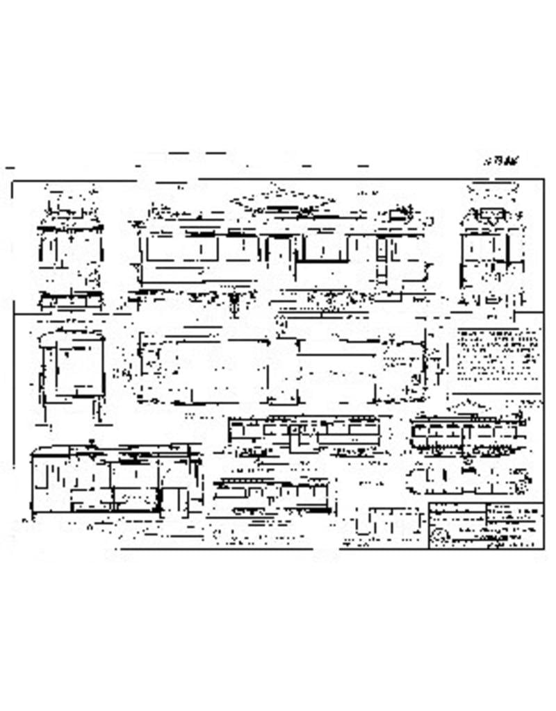 MBT 20.73.016 NZHVM railcar and trailer coaches; with converters, for gauge I