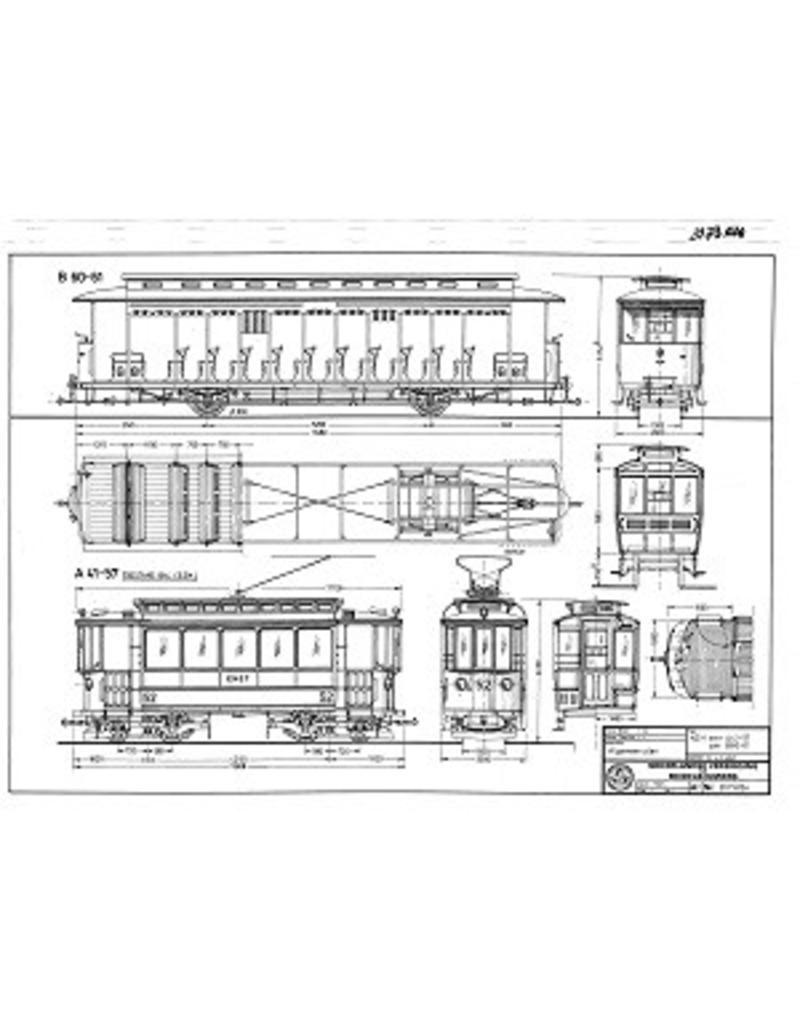 MBT 20.73.024 railcar NZHVM A41-57 ex-ENET, trailer B60-61