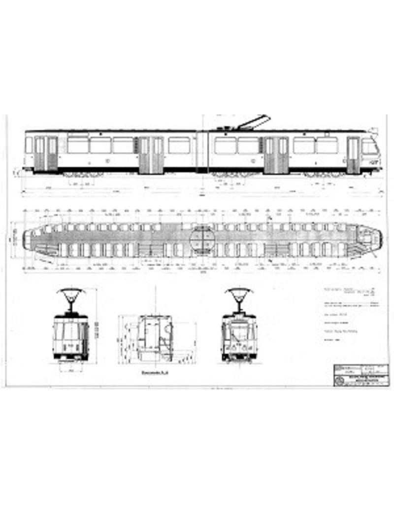 NVM 20.73.035 geleed tramrijtuig RET 701(Duewag, 1981)