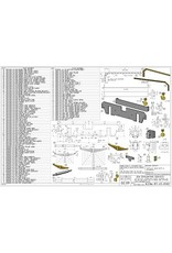 MBT 20.73.041 CD - NZH motorrijtuig A 502 en aanhangrijtuig B 501 (Blauwe tram) voor spoor 1, 2,5"spoor