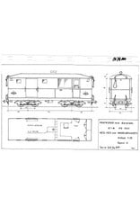 MBT 20.74.001 diesel tramtrein van de RTM voor spoor 0