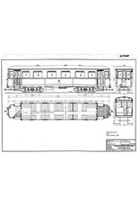 NVM 20.75.001 Straßenbahn Gepäckwagen mit Postabteil. NCS LLD1-5; Zuiderzee Tramway für Spur I