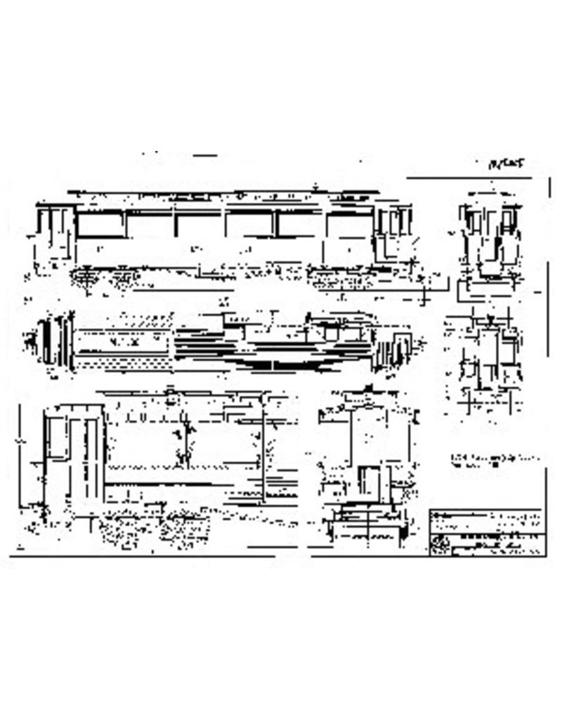 MBT 20.75.025 NTM Personenwagen BC 73-78 (Werkspoor, 1915); für Spur I