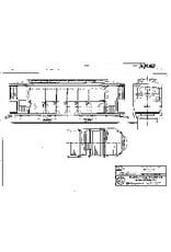 MBT 20.75.027 trailer car HTM 550-570 (1907) and mod. 1943 for gauge I