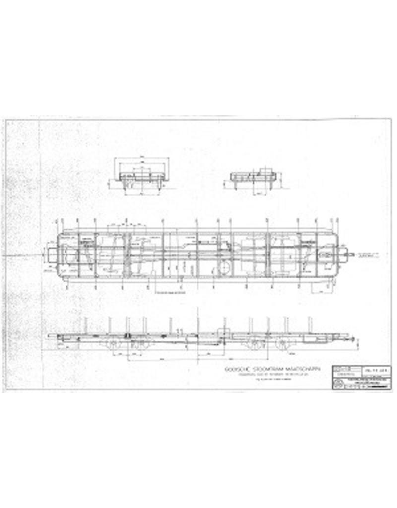 MBT 20.75.032 trailer carriage Gooische Stoomtram AB 33-36 (Werkspoor 1910) and 43-46 (Allan, 1920)